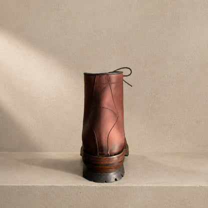 Shedron Rust Logger Short repairable leather boot by IO