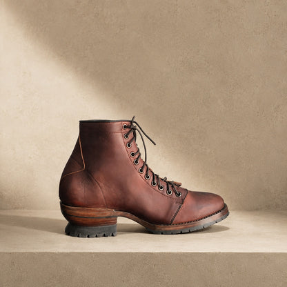 Shedron Rust Logger Short handmade leather boot product photo