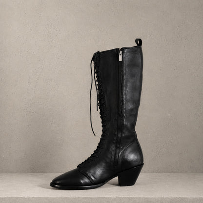 Plancha Tall men's tall leather boot pair view