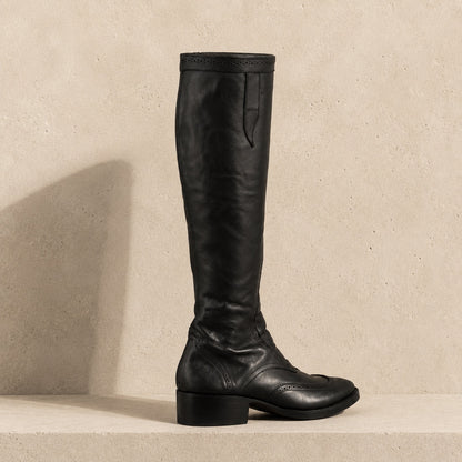 Oxford Tall Goodyear welted leather boot view
