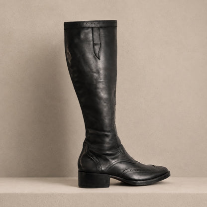 Oxford Tall men's knee-high leather boot by Imminent Occurrence