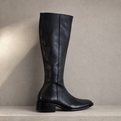 Sencillo Tall men's knee-high leather boot by Imminent Occurrence