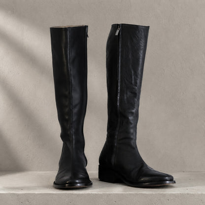 Sencillo Tall handmade leather boot product photo