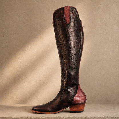 Zapata Vaquero Knee High repairable leather boot by IO
