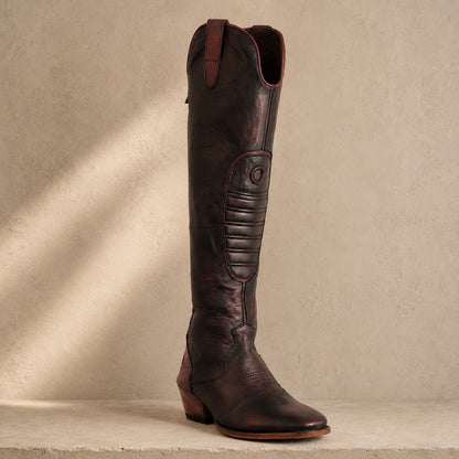 Zapata Vaquero Knee High handmade boot from León Guanajuato